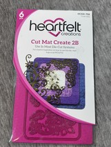 Heartfelt Creations Cut Mat Create 2B Cutting Dies Set HCD2-752 6 pcs Sc... - $21.68