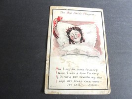The Old Maid&#39;s Prayer-1912 Posted Comics Postcard. RARE. - £11.65 GBP