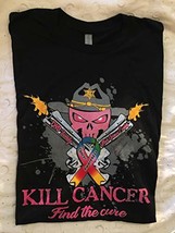 Kill Cancer Find The Cure Autographed Signed T Shirt Mick Grimes Profess... - $726.74 MXN