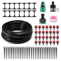 82Ft Drip Irrigation System Kit - Garden Watering System With 1/4&quot; Drip,... - $44.99