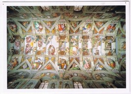 Postcard Vatican Museum Sistine Michelangelo La Volta The Ceiling 4.5 x 6.25 - $4.94