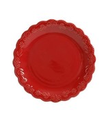 Set of Four (4) Pioneer Woman ~ TONI ~ Red ~ 8.5&quot; ~ Stoneware Salad Plates - $76.72 CAD