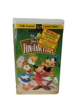 Disney’s Fun and Fancy Free 50th Anniversary VHS Video Tape Movie Clamshell - £6.96 GBP