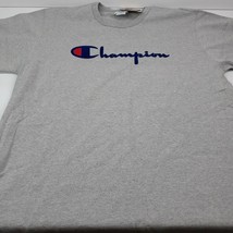 Champion Men&#39;s XXL Heritage Tee Gray Short Sleeve T-Shirt Durable Fabric - £23.48 GBP
