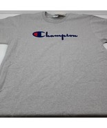 Champion Men&#39;s XXL Heritage Tee Gray Short Sleeve T-Shirt Durable Fabric - £23.71 GBP