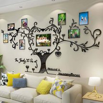 Love Family Tree Picture Frame Collage Removable 3D DIY Acrylic Wall Decor Stick - £39.16 GBP