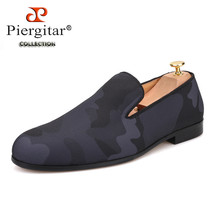 Brand new Handmade Black colors Camouflage men&#39;s classic loafers Fashion Party a - £202.90 GBP