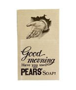 Pears Soap 1894 Advertisement Victorian Hygiene Good Morning ADBN1aaa - €17,20 EUR