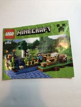 Lego 21114 Minecraft The Farm Instruction Manual Only Instructions Booklet - £3.47 GBP