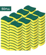 50 Pcs | Cleaning Sponges Double-Sided Pads Ideal for Home Cleaning, Dis... - $16.59