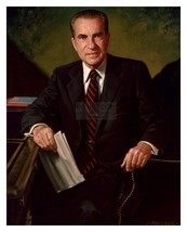 President Richard Nixon Presidential Oil Painting 8X10 Glossy Photo - £6.74 GBP