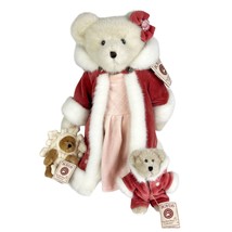 Boyds Bears Genevieve Frostbeary w/ Blizz + Maddie 99950V Qvc Exclusive Tag - £39.04 GBP