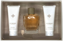 USHER FEMME 3 PCS SET: 3.4 EAU DE PARFUM SPRAY + 3.4 SHOWER GEL + 3.4 BO... - $54.66 CAD
