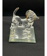 Vintage Blown Glass Puppy Dog Mini on Mirror - €5,01 EUR
