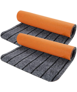 Door Mat outside inside with Non-Slip Rubber Backing, 2-Pack 17&quot; X 30&quot; D... - $30.24