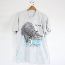 Vintage Shining Tree Camp Bear Ontario Canada T Shirt - £17.73 GBP