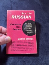 SAY IT IN RUSSIAN    N.C. Stepanoff   Dover Publication  1958  NICE condition! - £7.83 GBP