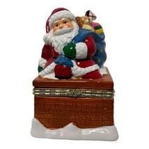 Mr. Christmas Santa Claus Music Box w Rotating Scene Children Dancing Ho... - $18.70