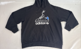 ADIDAS Men&#39;s X Large Worm Print Hoodie Hooded Sweatshirt - $44.72