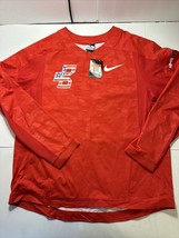 NEW Nike Men&#39;s Baseball Jacket Shirt Pullover Long Sleeve  704707-657 SI... - £29.27 GBP
