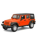 2015 Jeep Wrangler Unlimited 1/24 Scale Diecast Model - Maisto - ORANGE - €38,24 EUR