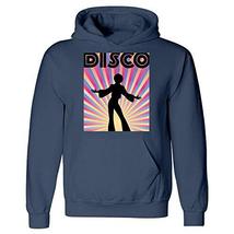 Kellyww Disco 70&#39;s Retro Dancing Dancer Party Costume - Hoodie Navy - £47.06 GBP