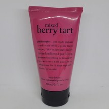 Philosophy Mixed Berry Tart Body Lotion 2.0 oz SEALED Tube Fragrant Mois... - $9.90