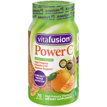 Vitafusion Power C Gummy Vitamins, 70ct Vitaminas Gomitas.. - £23.73 GBP