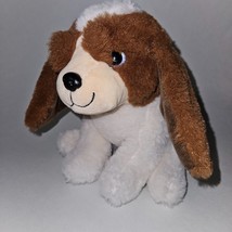 Brown White Puppy Dog Plush 8&quot; Stuffed Animal Toy Beagle Walmart - £15.51 GBP