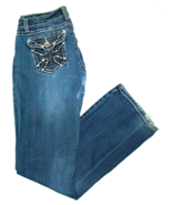 L.A. Idol USA - Iron Cross on Back Pocket - Distressed Patched Denim Jea... - $11.73