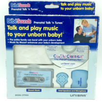 BEBE Sounds Prenatal TALK &#39;N TUNES Vintage CD Cassette Play Music to Unb... - £27.08 GBP