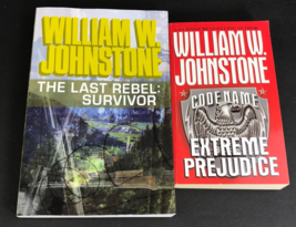 William W. Johnstone Lot of 2 PB The Last Rebel: Survivor &amp; Extreme Prej... - $8.09 CAD