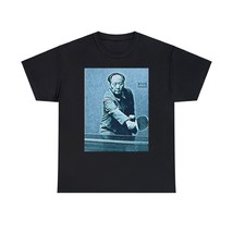 Mao Relaxing Shirt Graphic Print Short Sleeve Crew Neck Unisex Heavy Cot... - $16.00