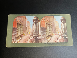 Vintage Stereoscope Card - Randolph Street Eastward, Chicago1898 - $26.20 MXN