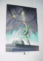 Legend of Zelda Ocarina of Time Poster # 1 Link and Navi Nintendo 64 N64... - £39.17 GBP