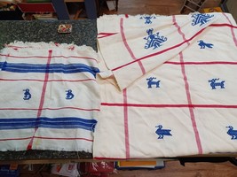 1960s Guatemala Tablecloth Central American Textile Fabric Cotton 78&quot; x ... - £55.44 GBP