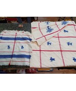 1960s Guatemala Tablecloth Central American Textile Fabric Cotton 78&quot; x ... - $101.74 CAD