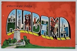 Alabama Postcard, Unused Vintage Greetings from Alabama  B4 - £5.49 GBP