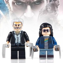 Laura Kinney &amp; Logan - Marvel X-Men Wolverine Custom Minifigure Gift Toys  - £6.38 GBP