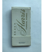 Matchbook R G Harris G R Harris Funeral Home Detroit Michigan Skinny Narrow - $6.00 CAD