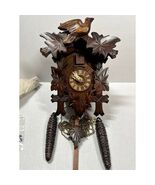 Schwarzwalder Kuckucksuh Clock German Black Forest Hand Carved - New Box... - $274.95