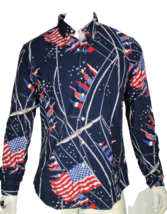 Polo Ralph Lauren men&#39;s size large flag USA print July 4 celebrations - £71.83 GBP