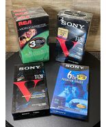 Mixed Lot of 7 Sealed Blank T120 VHS Tapes Sony and RCA Ultimate &amp; Premi... - €11,07 EUR