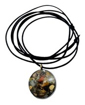 Orgone Pendant Tailsman Mixed Gemstones Good Luck Protection WEALTH - £7.90 GBP