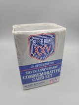 NFL Super Bowl XXV Commemorative Super Bowl 160 Trading Cards Silver Anniversary - £5.41 GBP