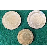 Slot Tokens 3 Lot Vtg MGM Grand Casino Detroit MI Grand Opening 50 cent ... - $261.32 MXN