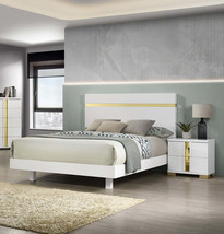 Roundhill Furniture Findlay Full 2-Pc Plush Upholstered Bed &amp; Nightstand... - $345.99