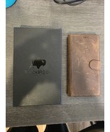 Blackbrook Leather Folio Case Samsung S25 Ultra Distressed Coffee (Retai... - $81.06 CAD