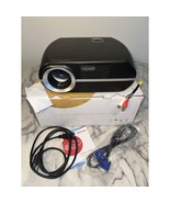 Kllaant Gp100 Home Theater Movie Projector Upto 180&quot; Screen Share USB Mo... - $81.89 CAD