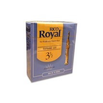 Old Stock Rico Royal Soprano Saxophone Reeds Strength 3 1/2 - Box of 10 - $20.00
